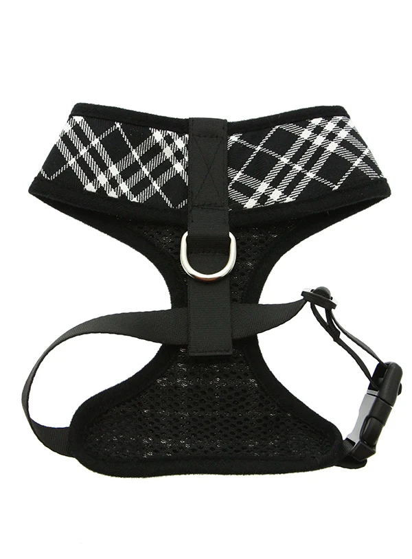 Pettorina Tartan nera e bianca - Urban Pup - immagine 5