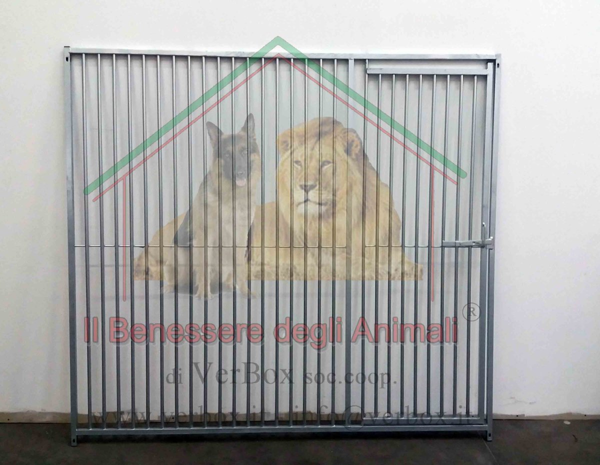 CANCELLI E PANNELLI IN TONDINI per box per cani