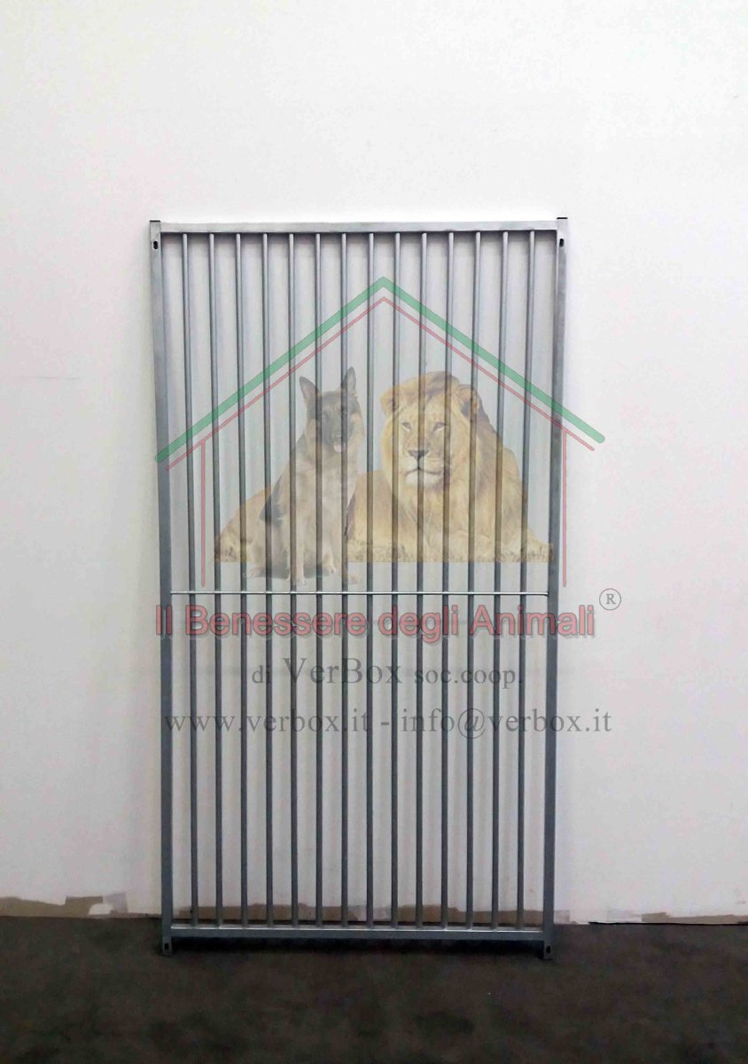 CANCELLI E PANNELLI IN TONDINI per box per cani - immagine 6