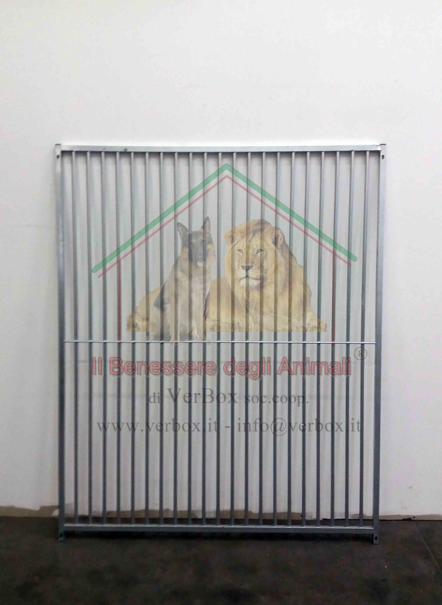 CANCELLI E PANNELLI IN TONDINI per box per cani - immagine 3