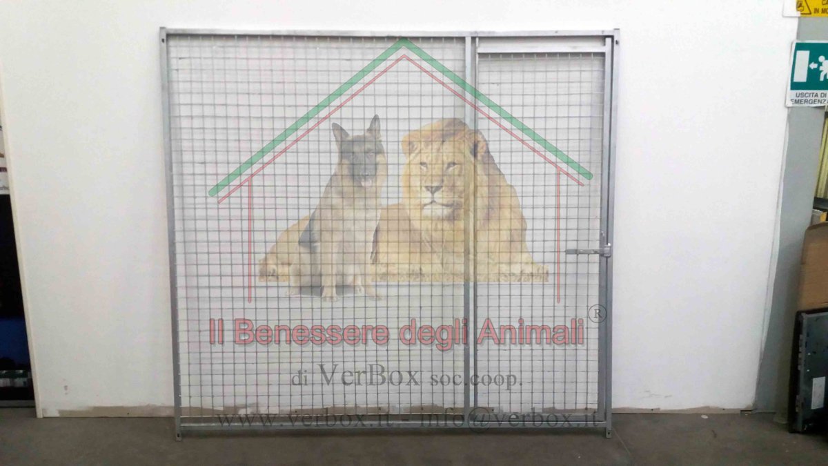 CANCELLI E PANNELLI IN RETE ELETTROSALDATA per box per cani - immagine 2