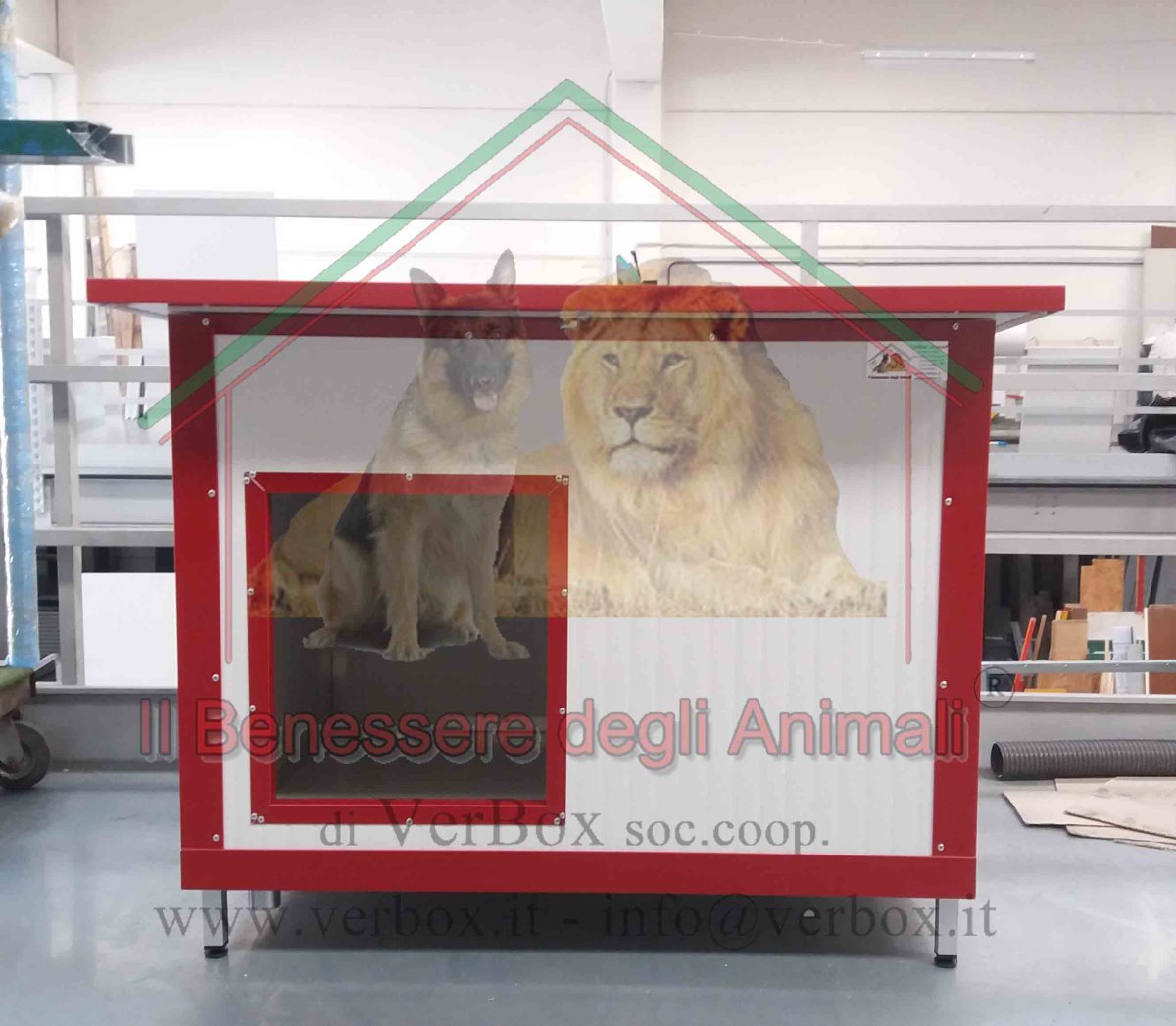 Cuccia coibentata standard – sp.40 mm – profili ROSSI - immagine 2