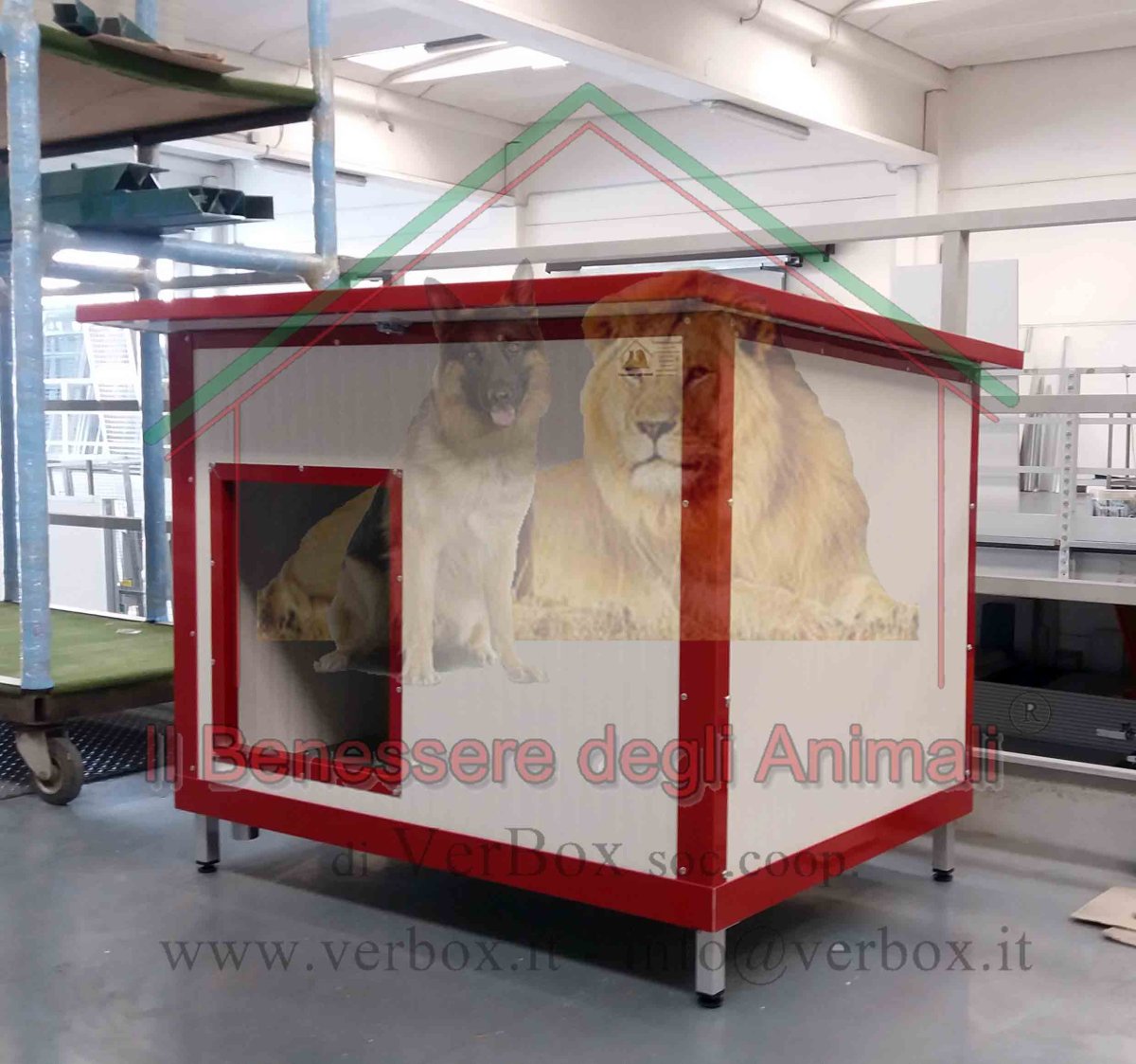 Cuccia coibentata standard – sp.40 mm – profili ROSSI - immagine 4