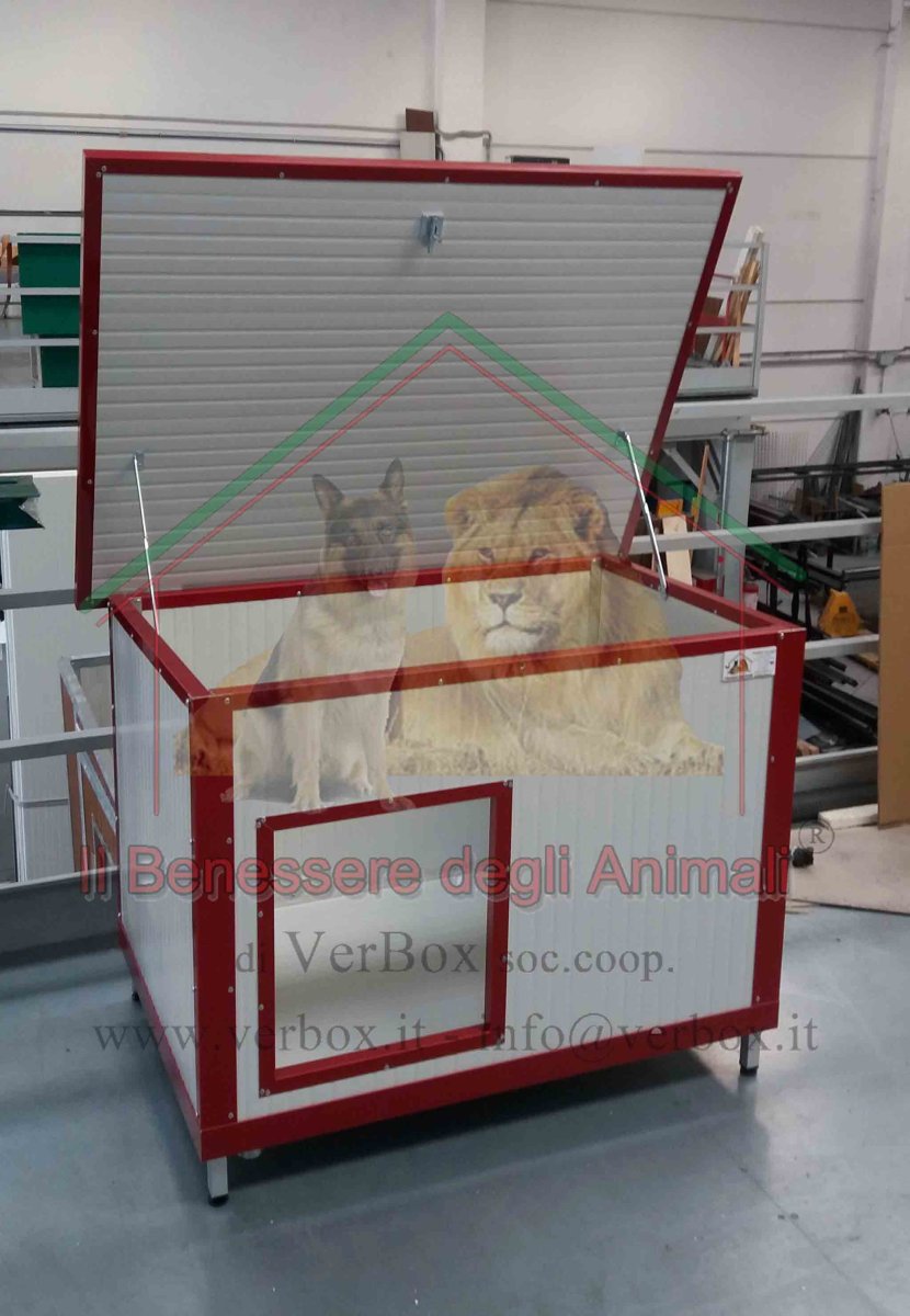 Cuccia coibentata standard – sp.40 mm – profili ROSSI - immagine 3