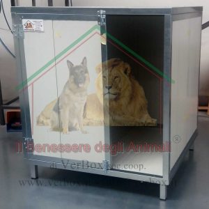 Cucce Coibentate con VARCO – sp. 25mm con tetto a filo e senza sporgenza