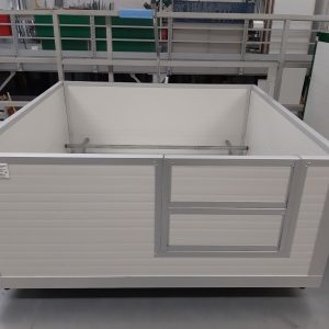 CASSA PARTO CON DOPPIO SPORTELLO D’INGRESSO A SFILARE