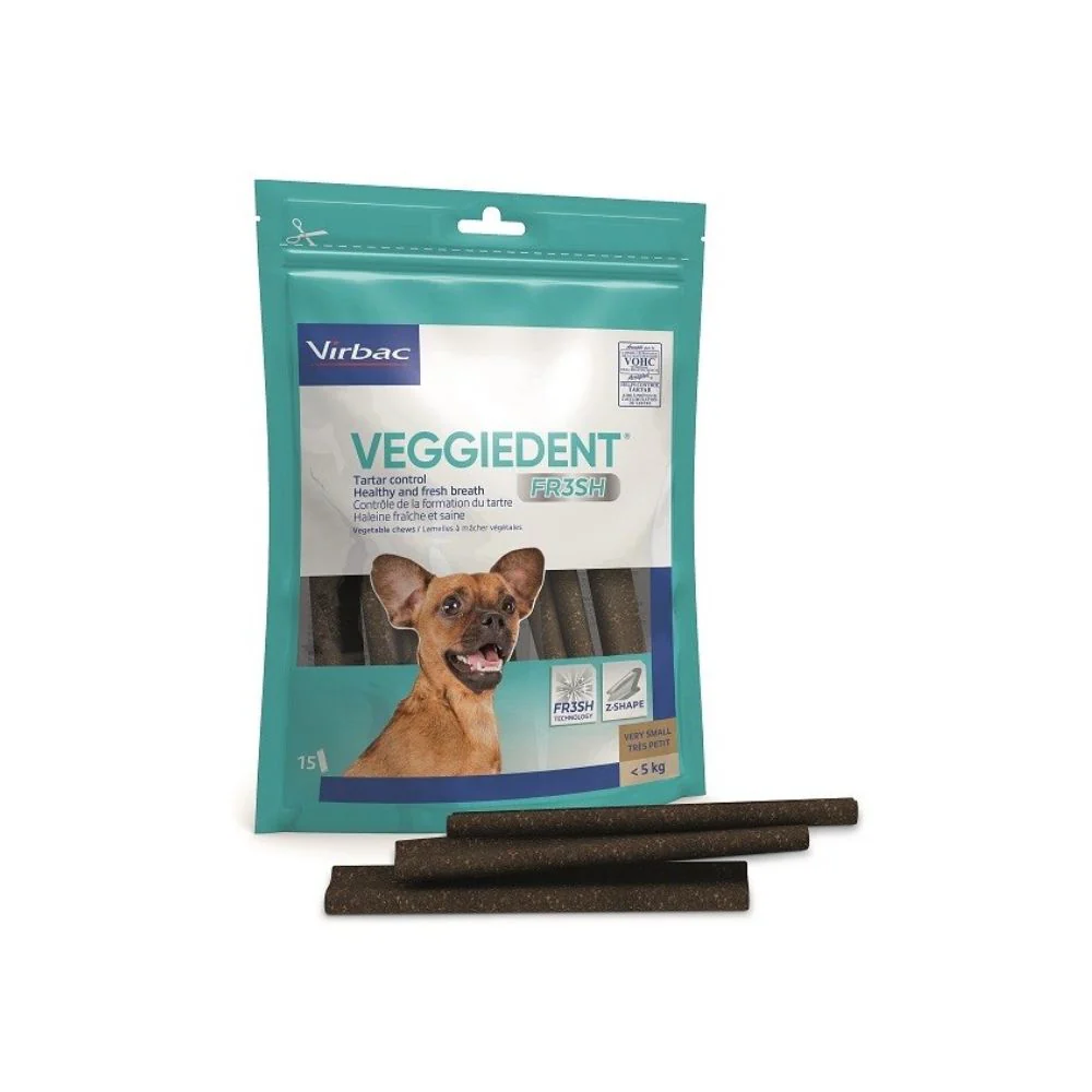 Virbac Veggiedent Fresh XS Snack per Igiene orale Per Cani <5kg - immagine 2