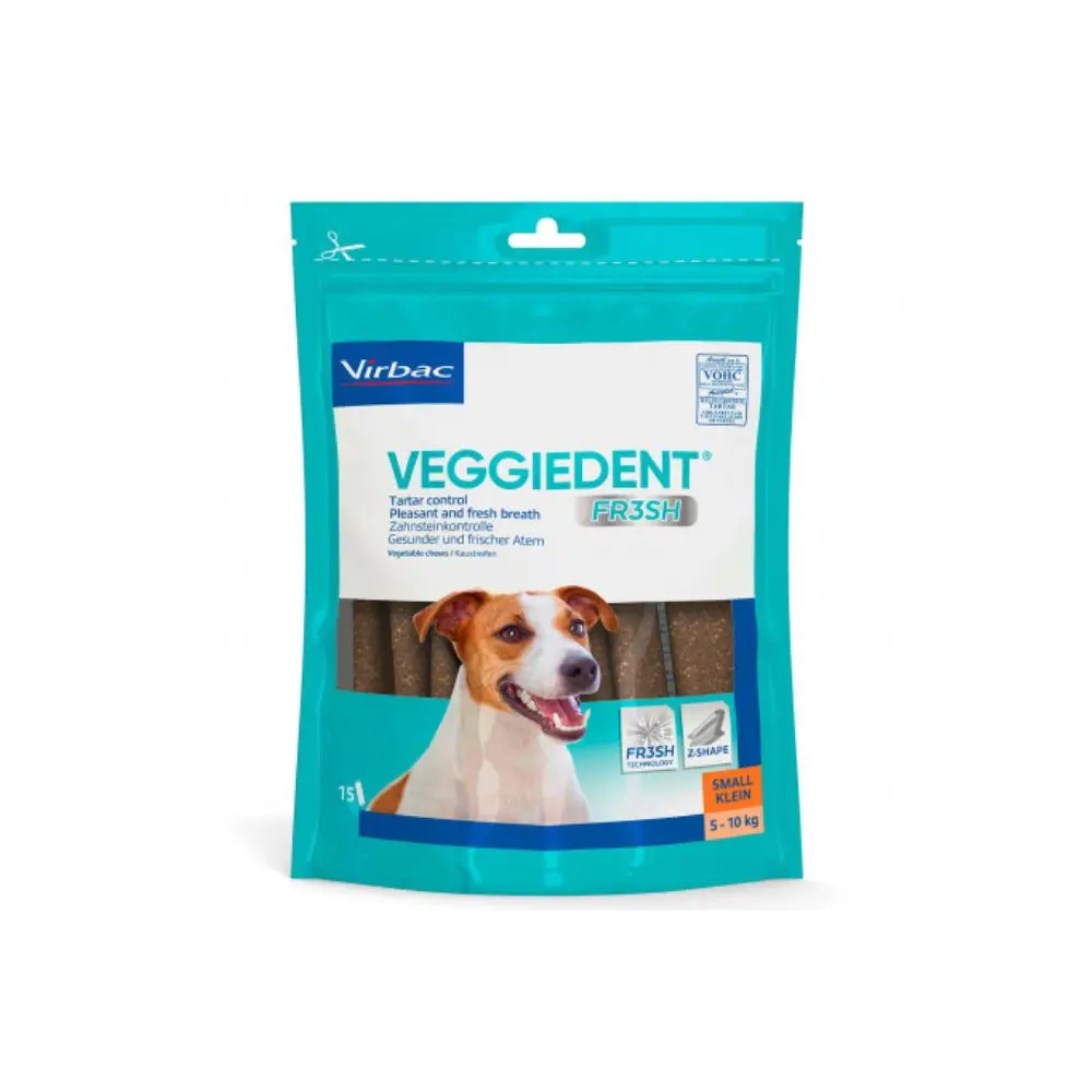 Virbac Veggiedent Fresh S Snack Igiene orale snack Cani 5-10kg - immagine 2