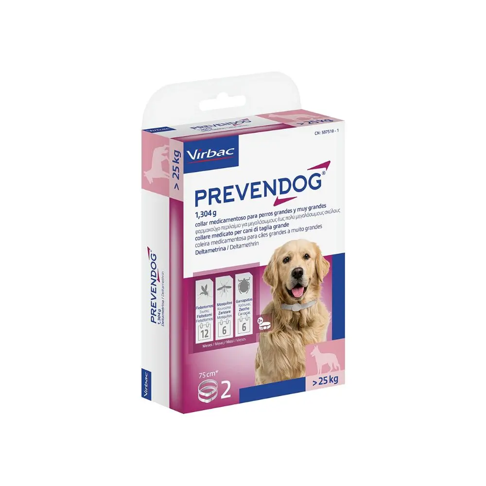 Virbac Prevendog Collare Antiparassitario 2x75 cm per Cani >25 kg - immagine 2