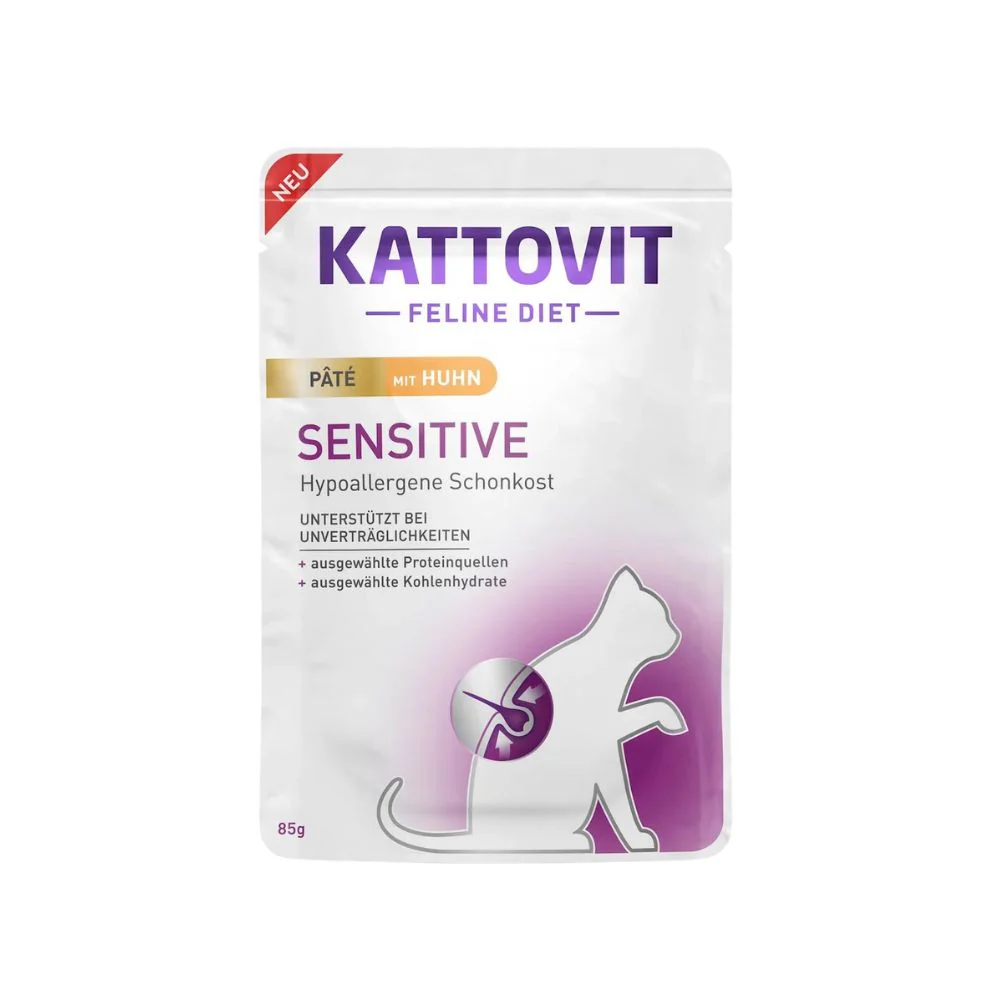Kattovit Sensitive Paté Pollo 85g Bustina Gatti - immagine 2