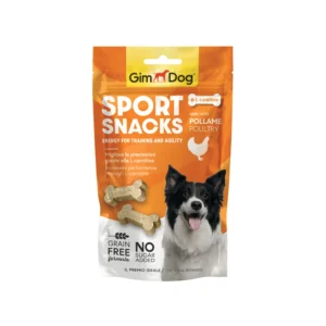 Gimborn GimDog Sport Snacks con Pollame 60g Snack per Cani