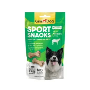 Gimborn GimDog Sport Snacks con Agnello 60g Snack per Cani