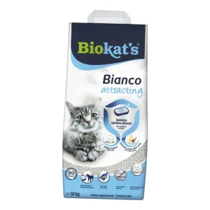 BioKat's Bianco Classic Attracting Lettiera 10kg per Gatti