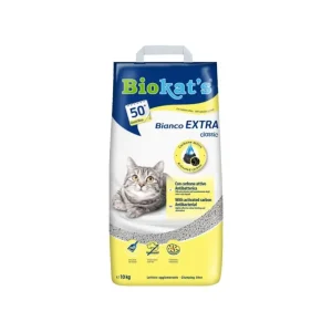BioKat's Bianco Extra Classic Lettiera 10kg per Gatti