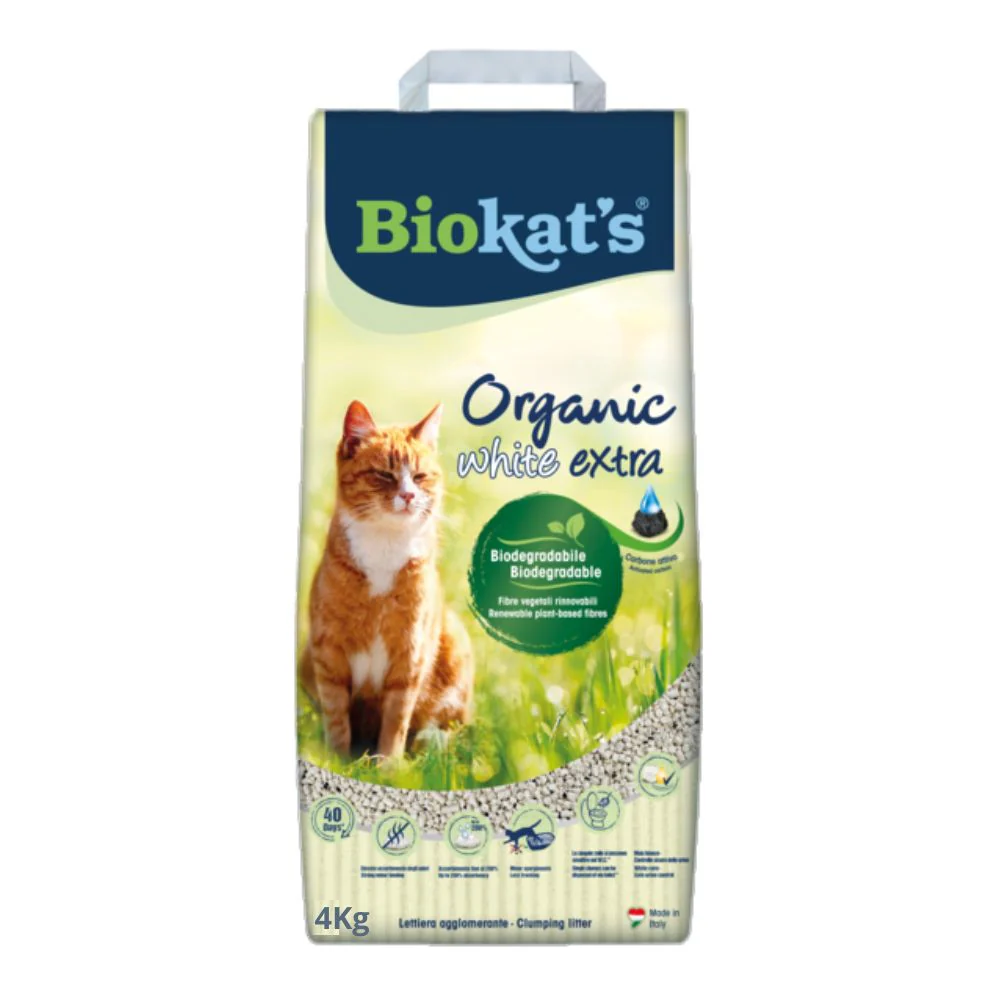 BioKat's Organic White Extra 4kg Lettiera per Gatti - immagine 2