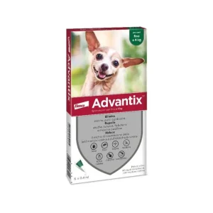 Advantix Spot On 6 Pipette 0.4ml per Cani fino a 4Kg