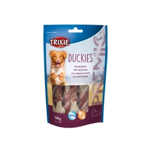 Trixie Premio Duckies con Petto Anatra Snack per Cani 100g