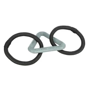 Trixie City Style Triangolo in TPR con anelli in corda 44cm Gioco per Cani