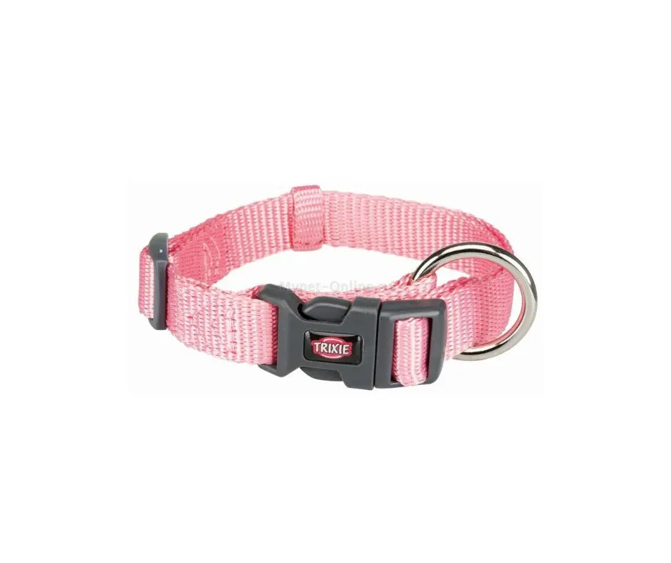 Trixie Premium Collare Rosa S-M 30-45Cm/15mm
