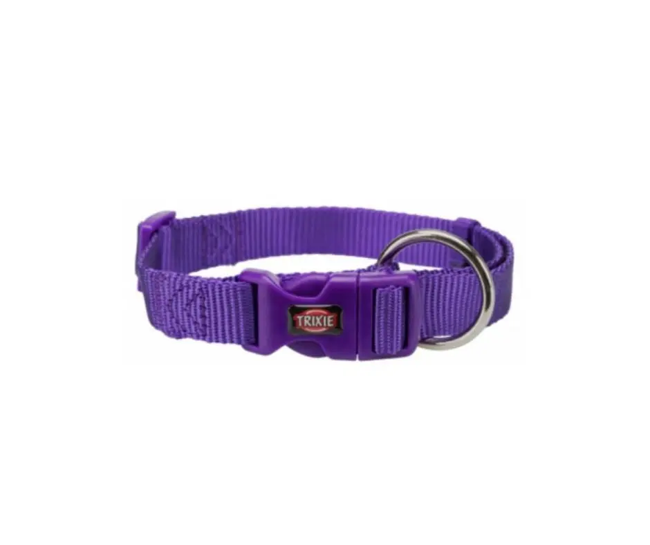 Trixie Premium Collare Viola XXS-XS 15-25Cm/10mm
