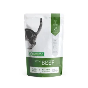 Nature's Protection Healthy Growth con Manzo Kitten Bustina per Gattini 100g