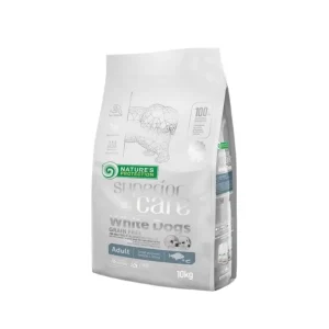 Nature's Protection White Dogs Pesce Bianco Small e Mini Adult 10kg Crocchette Cani