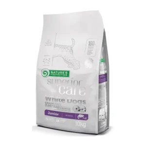 Nature's Protection White Dogs Salmone Junior 10kg Crocchette Cuccioli