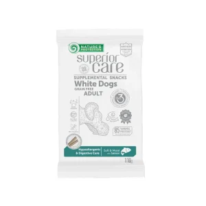 Nature's Protection White Dogs Hypoallergenic & Digestive Care Snack Cani 110g