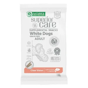 Nature's Protection White Dogs Clear Vision Salmone Snack Cani 110g