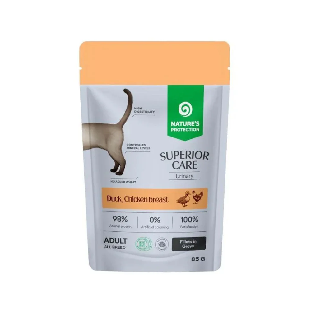 Nature's Protection Superior Care Urinary Anatra e Pollo 85g Bustina per Gatti Adulti - immagine 2