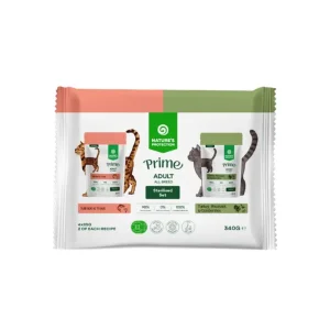 Nature's Protection Prime Sterilised Salmone e Tacchino 4x85g Multipack Bustine per Gatti Adulti