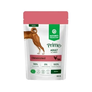 Nature's Protection Prime Active Pollo e Manzo 85g Bustina per Cani Adulti