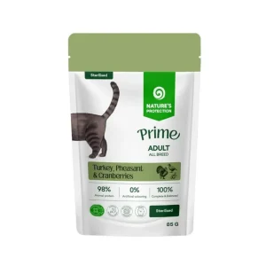 Nature's Protection Prime Sterilised Tacchino e Fagiano 85g Bustina per Gatti Adulti