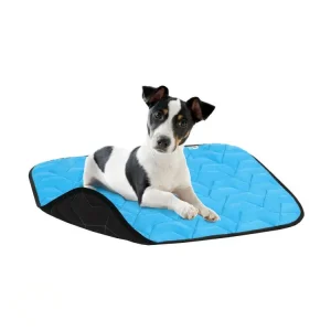 AiryVest Dog Mat Tappetino Ultraleggero Tg. M Blu/Nero per Cani e Gatti