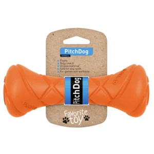 Collar PitchDog Barbell Arancione Bilanciere 19x7cm per Cani