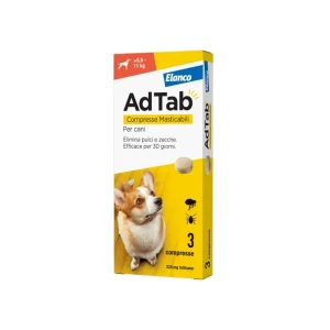 Elanco Adtab Compresse Masticabili per Cani  >5,5 a 11Kg conf. da 3cpr