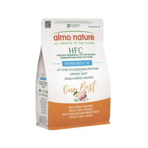 Almo Nature HFC Our Best Sterilised Pollo Fresco 1,2Kg Crocchette Gatti Adulti