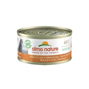 Almo Nature HFC Natural Pollo con Formaggio 70g Lattina Gatti Adulti