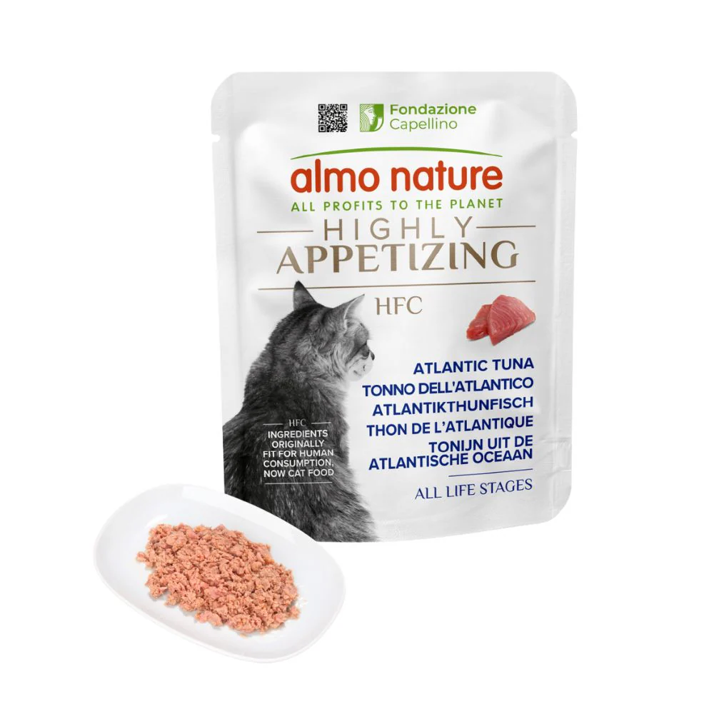 Almo Nature HFC Highly Appetizing Tonno dell'Atlantico 50g Bustina Gatti - immagine 2