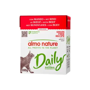 Almo Nature Daily Mousse Manzo 380g Tetra Recart Gatti