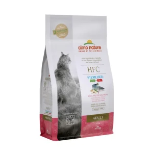 Almo Nature HFC Sterilised Con Salmone Fresco Crocchette 1.2kg Gatti Adulti
