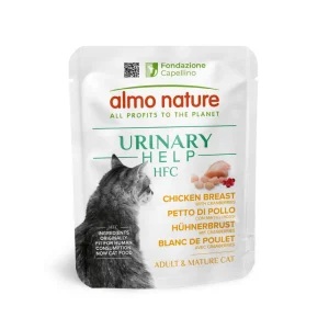Almo Nature HFC Urinary Help Petto di Pollo con Mirtilli Rossi 50g Bustina Gatti Adulti