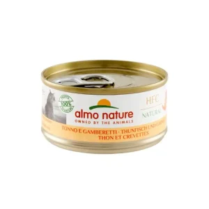 Almo Nature HFC Natural Tonno e Gamberetti 70g Lattina Gatti Adulti