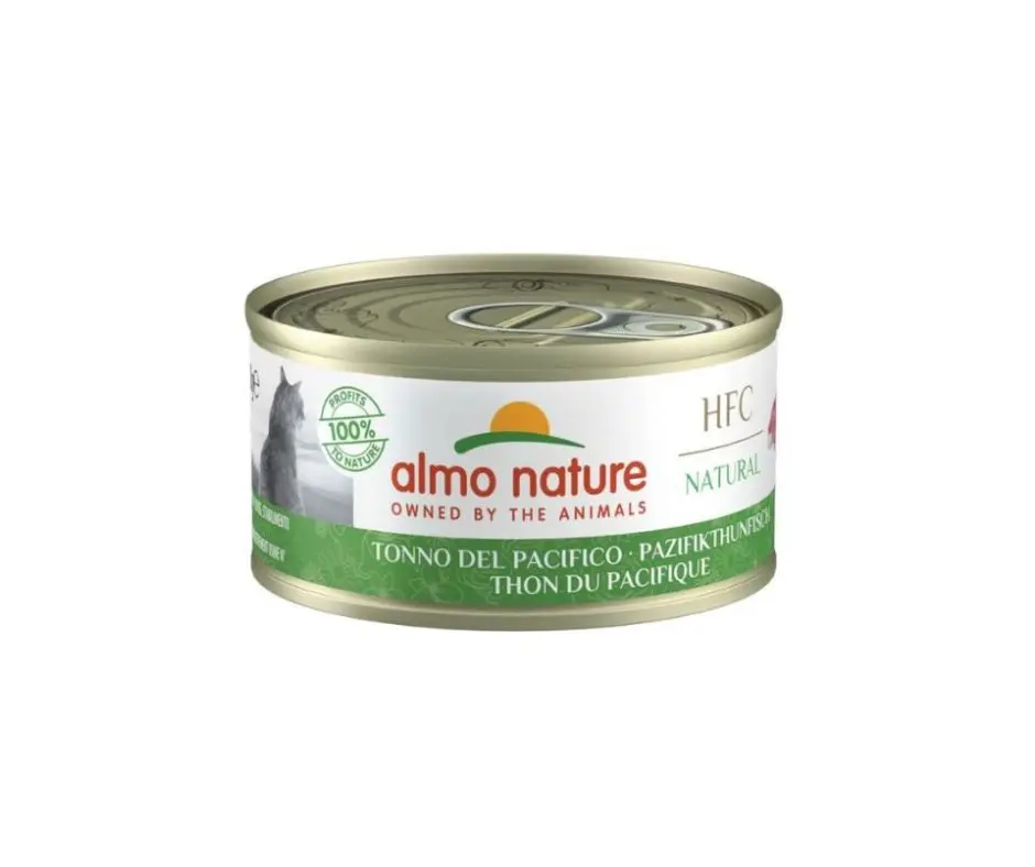 Almo Nature HFC Natural Tonno Del Pacifico Lattina 70g Gatti Adulti