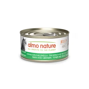 Almo Nature HFC Jelly Tonno e Gallinella 70g Lattina Gatti Adulti