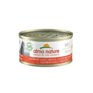 Almo Nature HFC Jelly Salmone e Carote 70g Lattina Gatti Adulti
