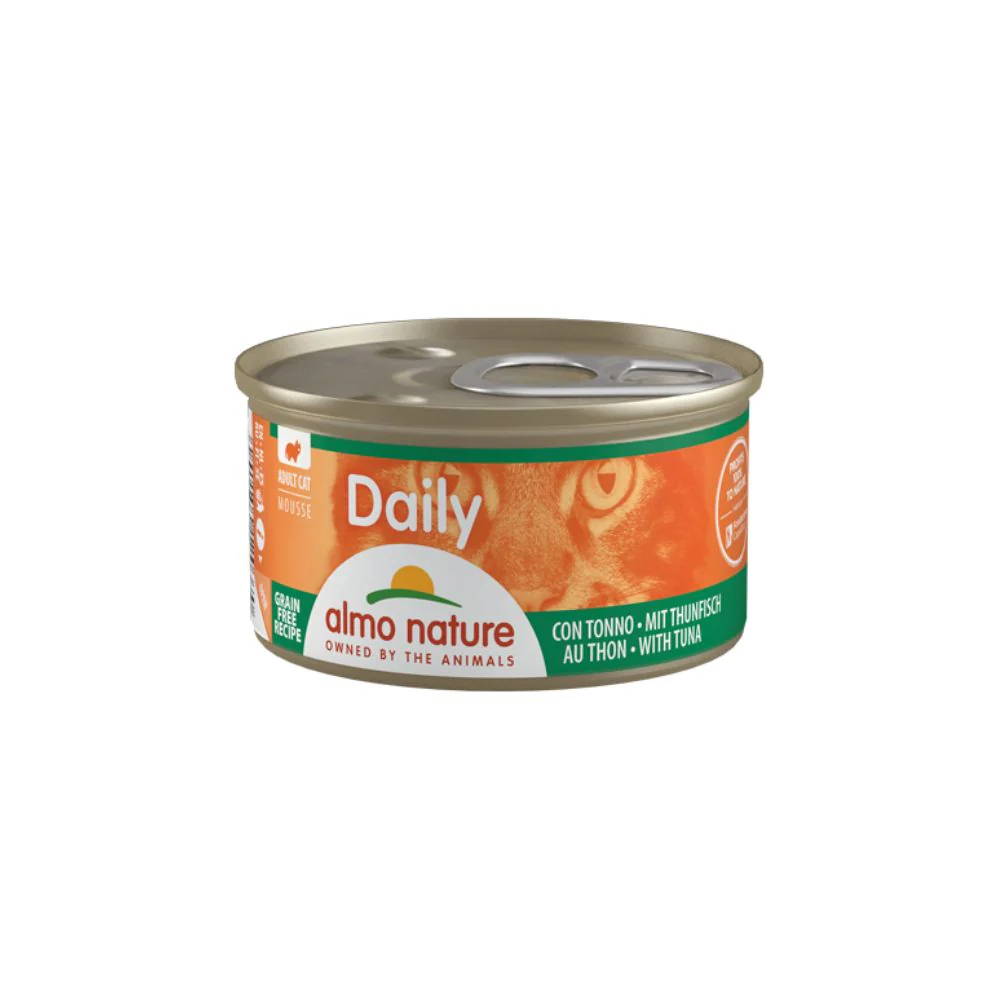 Almo Nature Daily Mousse Tonno 85g Lattina Gatti Adulti