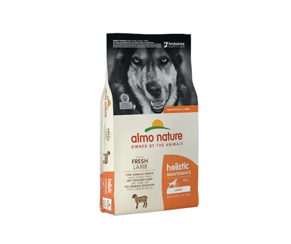 Almo Nature Holistic Agnello Fresco Large 12Kg Crocchette Cani Adulti