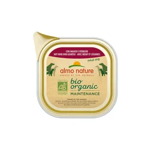 Almo Nature Bio Organic Manzo e Verdure 300g Vaschetta Cani
