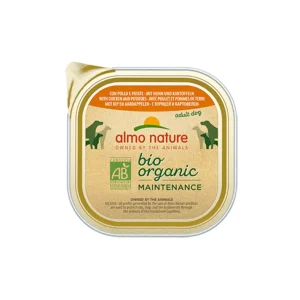 Almo Nature Bio Organic Pollo e Patate 300g Vaschetta Cani